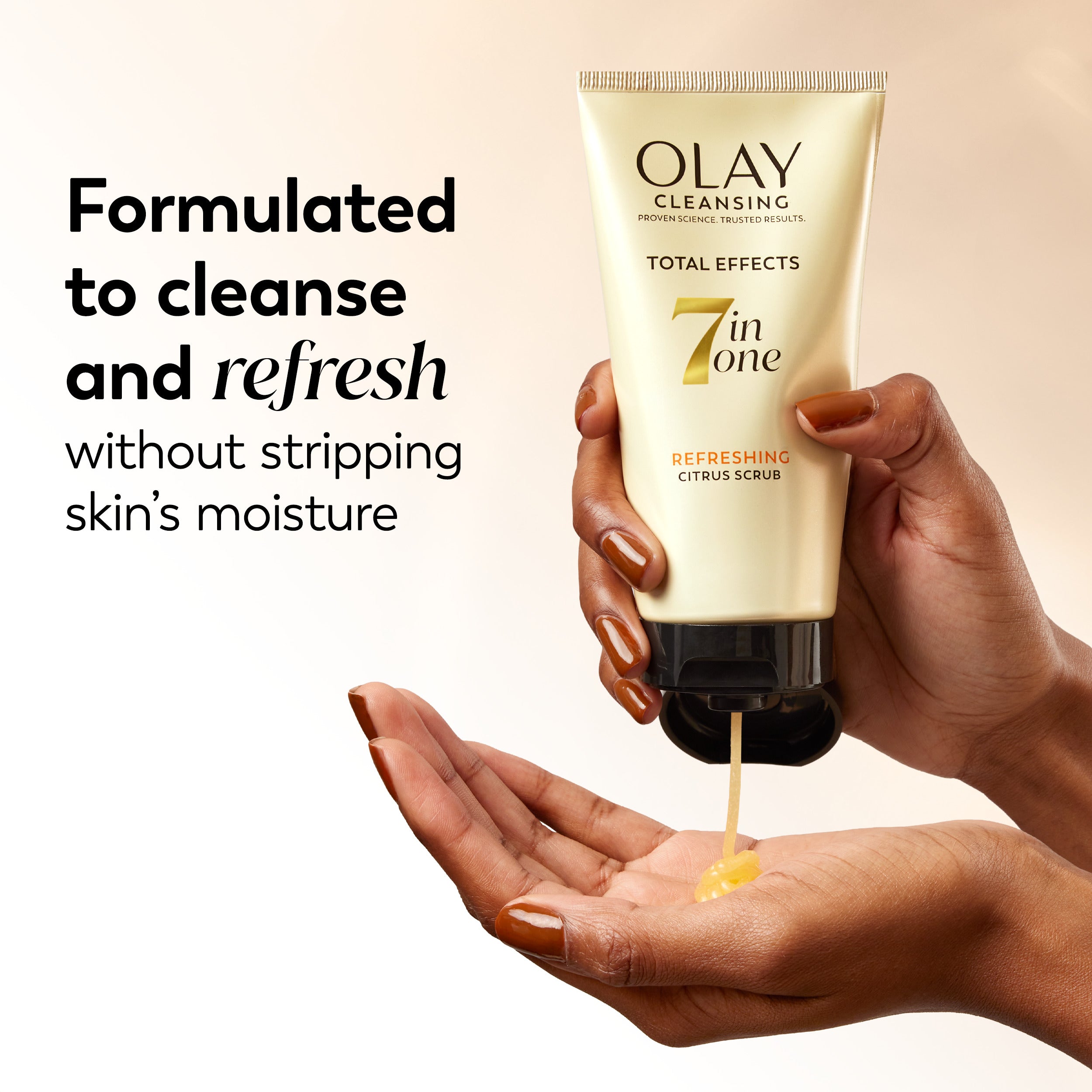 Total Effects Facial Cleanser Refreshing Citrus Scrub