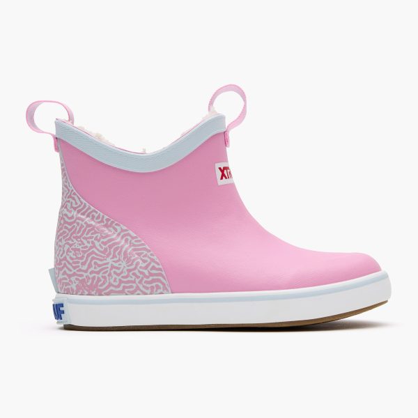 Big Kids Trolling Pack Fleece Lined Ankle Deck Boot