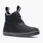 Women's Leather Ankle Deck Boot
