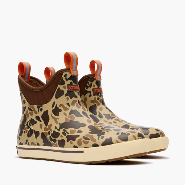 Men's Outdoors Fleece Lined Ankle Deck Boot