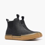 Men's Leather Chelsea Ankle Deck Boot