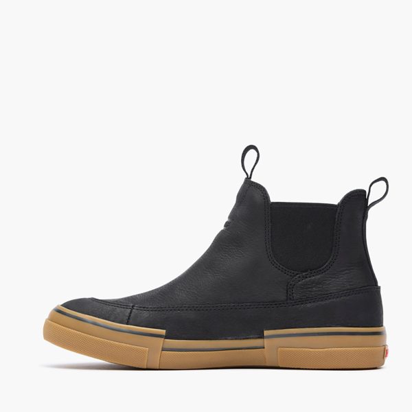 Men's Leather Chelsea Ankle Deck Boot