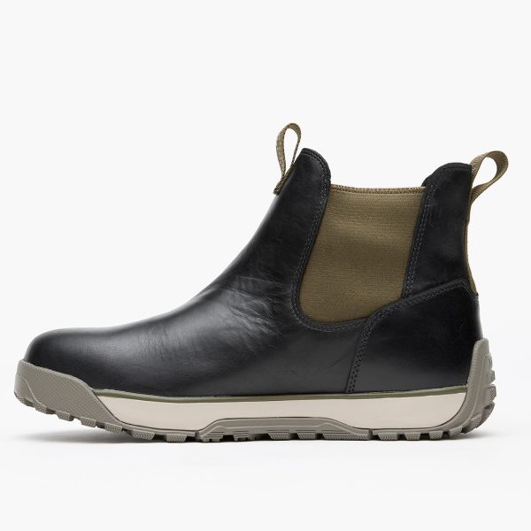 Men's Waterproof Leather Ankle Deck Boot