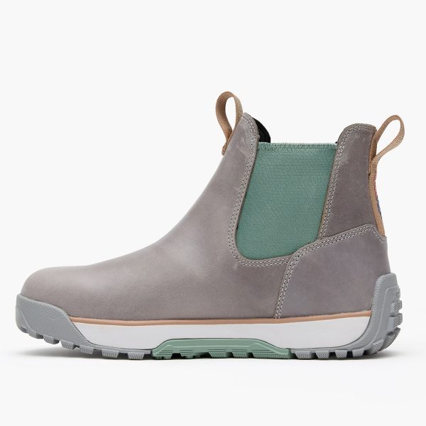 Women's Waterproof Leather Ankle Deck Boot