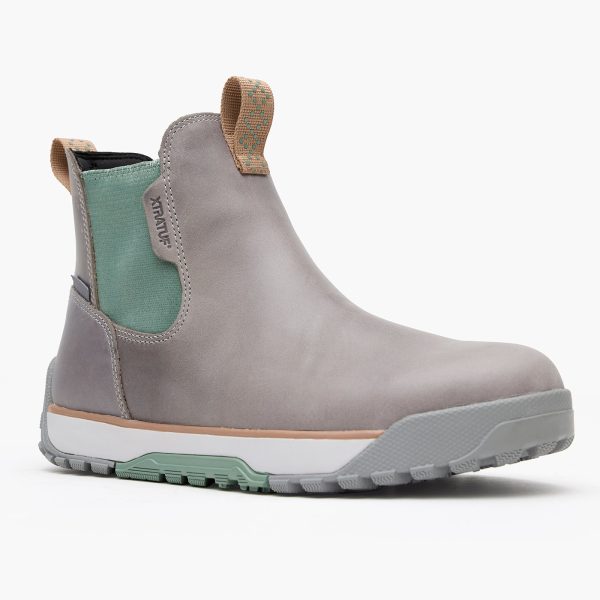 Women's Waterproof Leather Ankle Deck Boot