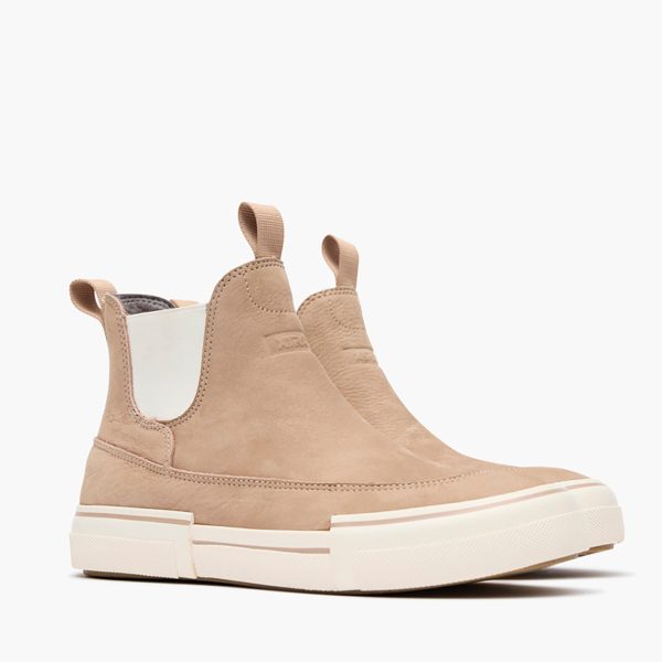 Women's Leather Chelsea Ankle Deck Boot